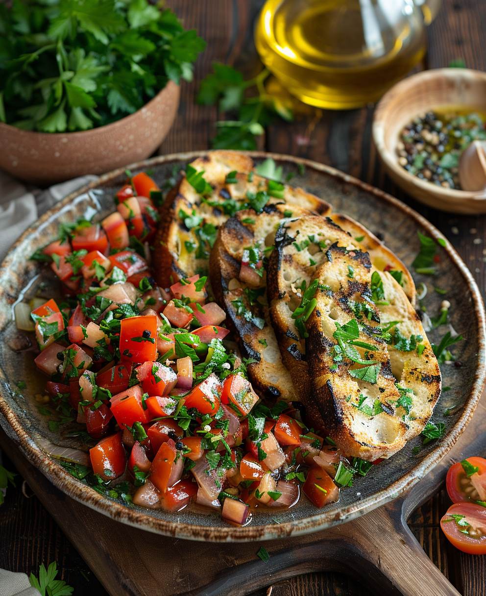 pochas con verduras