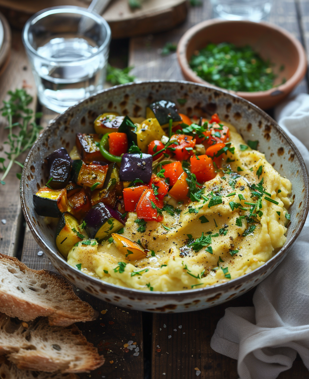 puré de verduras tradicional
