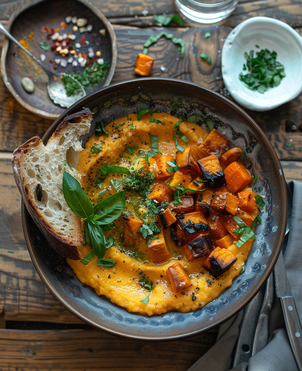 puré de verduras tradicional