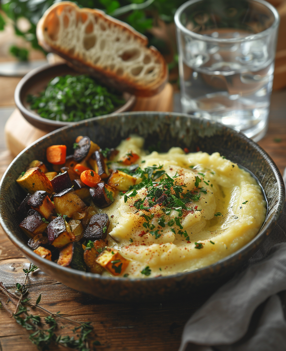 puré de verduras tradicional