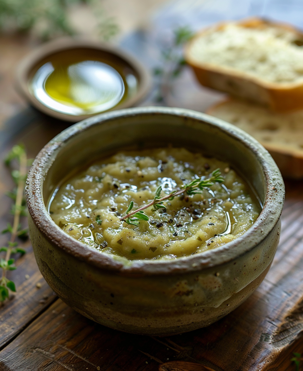 puré de verduras