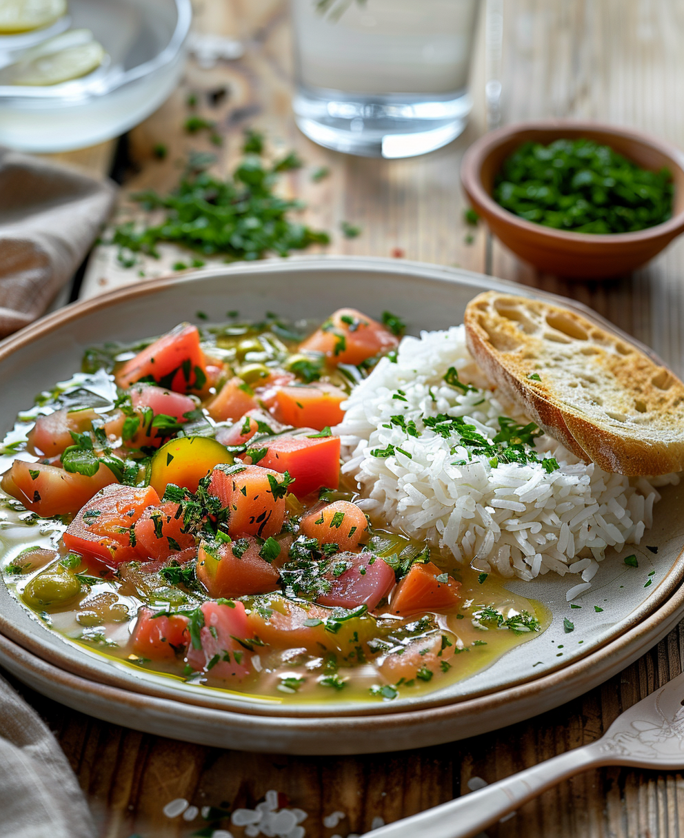 receta menestra de verduras congelada con jamón
