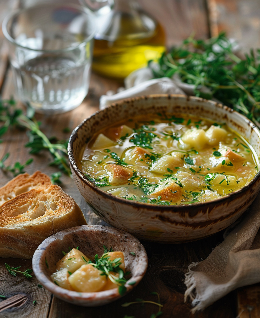 sopa de calabacin
