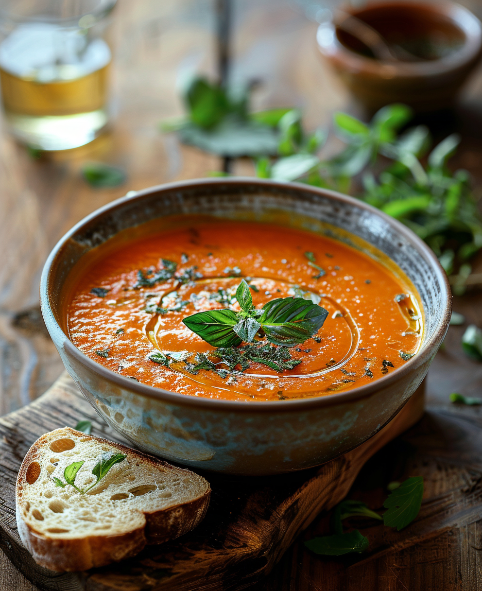 sopa de calabacin