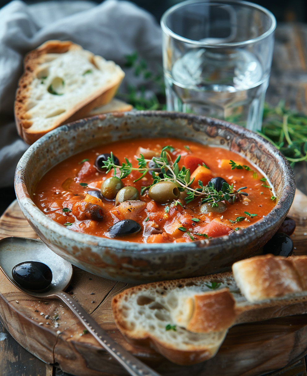 sopa de tomate andaluz