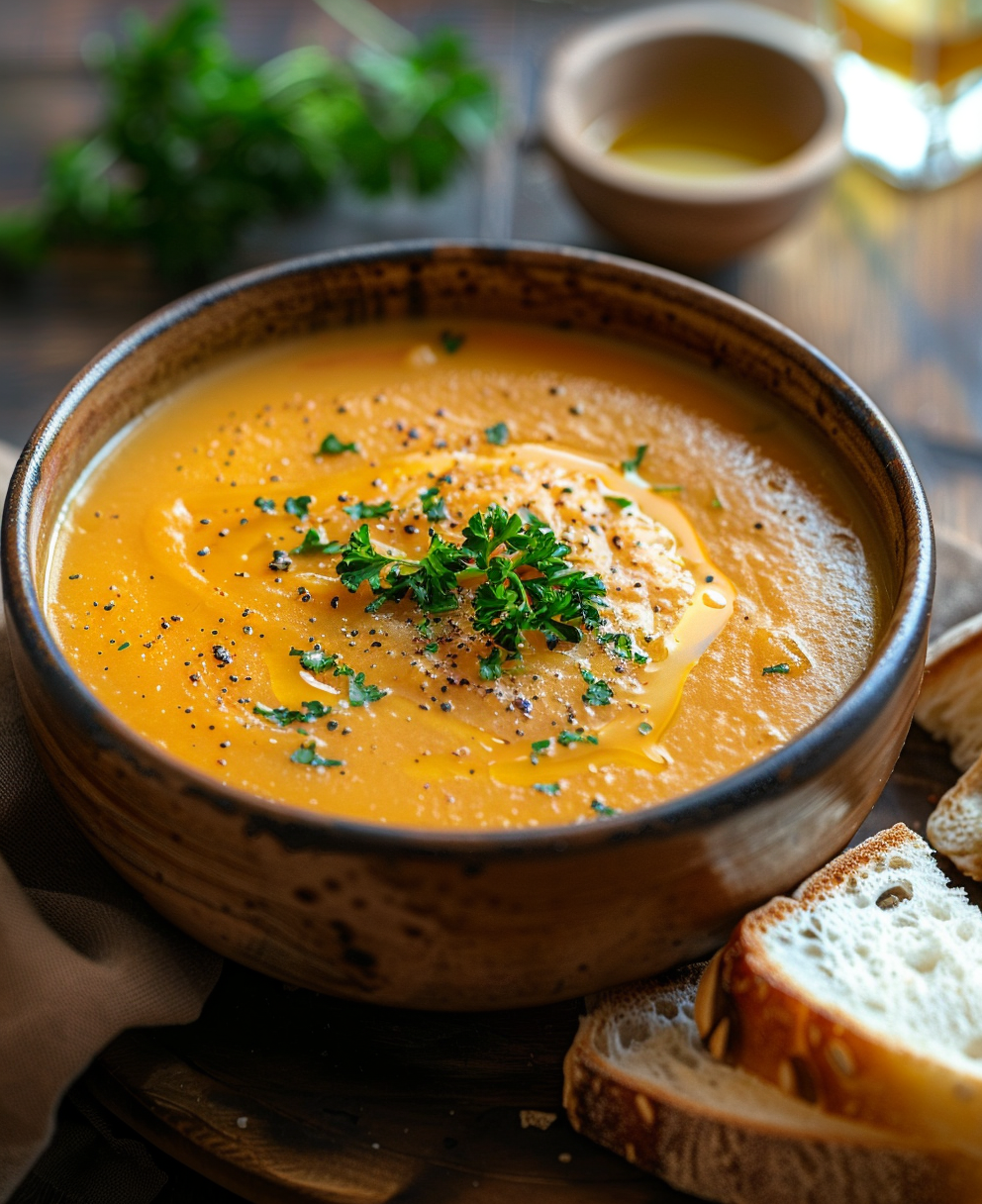 sopa de zanahoria