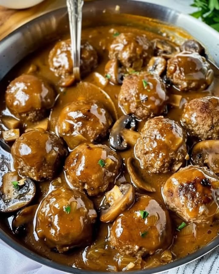 Boulettes Champiñones Crema