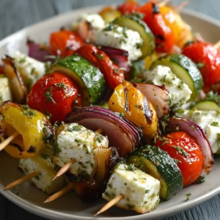 Brochetas Vegetales Sabrosas