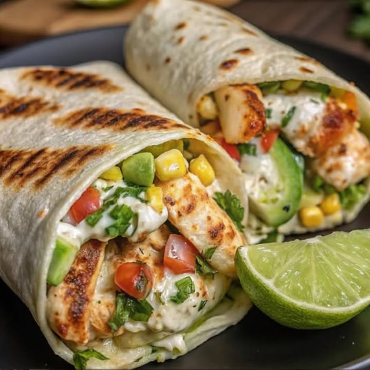 Burritos Pollo Avocado