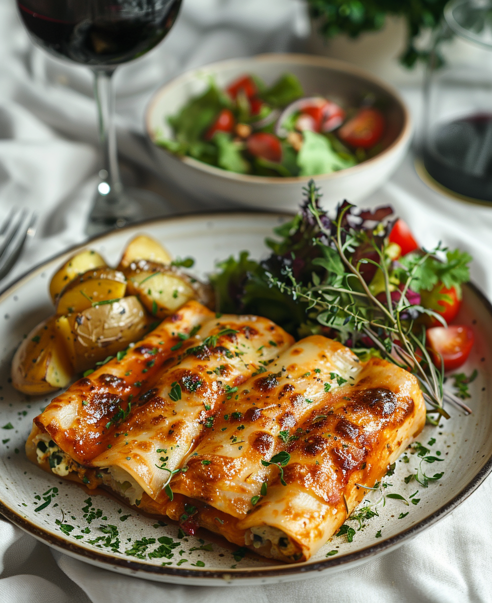 Canelones de Carne