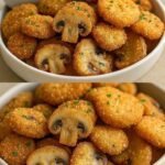 Champiñones Crujientes Empanizados: Receta Fácil y Deliciosa