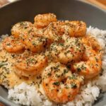 Crevettes Ail Cremosas
