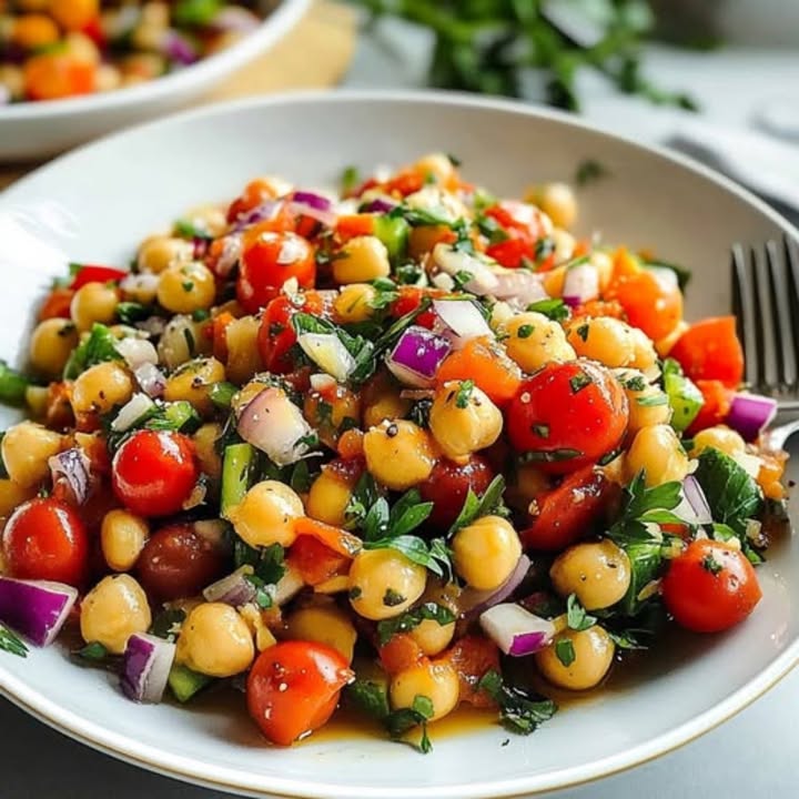 Ensalada Garbanzos Fresca: La Mejor Receta Fácil y Deliciosa