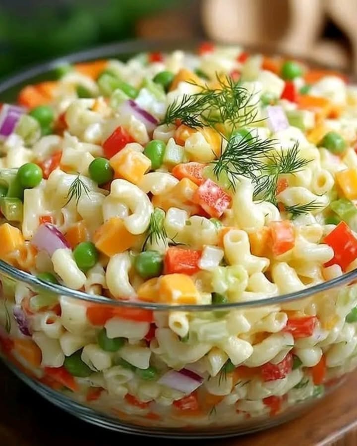 Ensalada Macarrones Cremosa