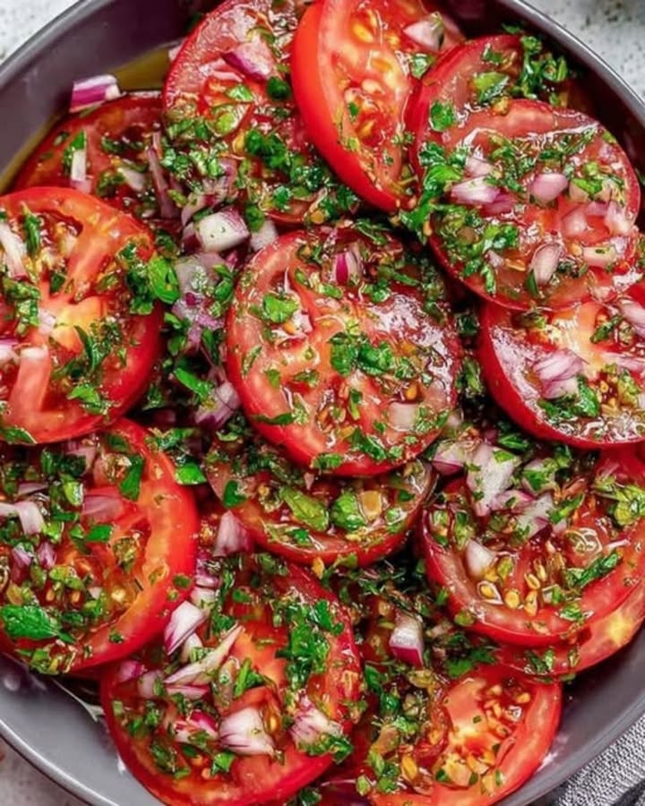 Ensalada Tomates Marinadas