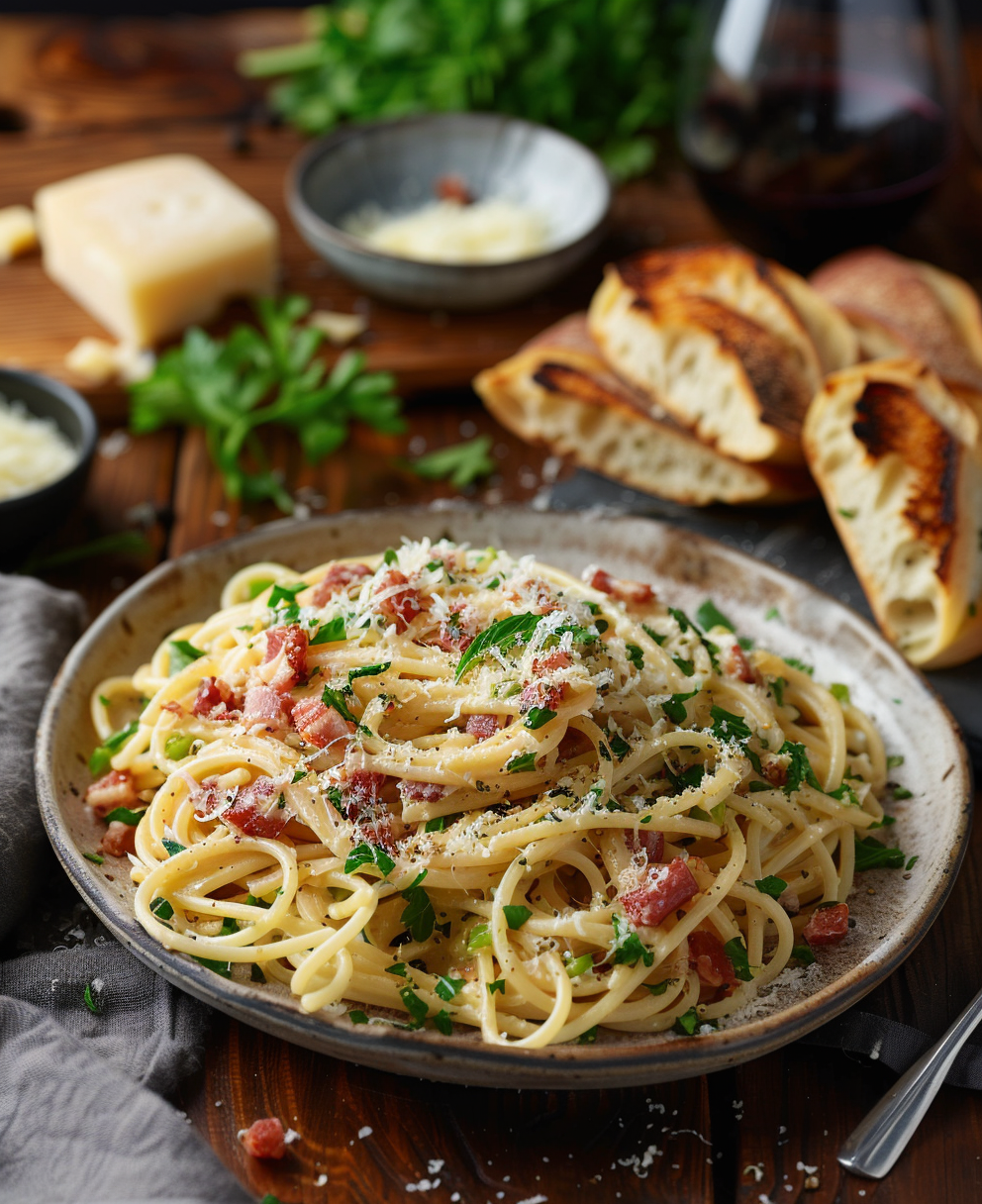 Espaguetis a la Carbonara
