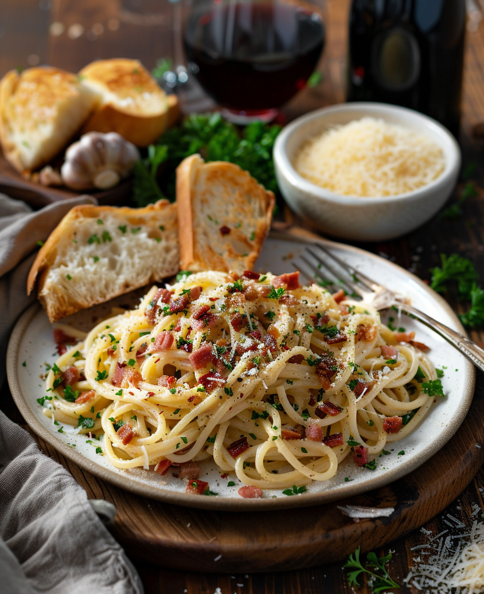 Espaguetis a la Carbonara