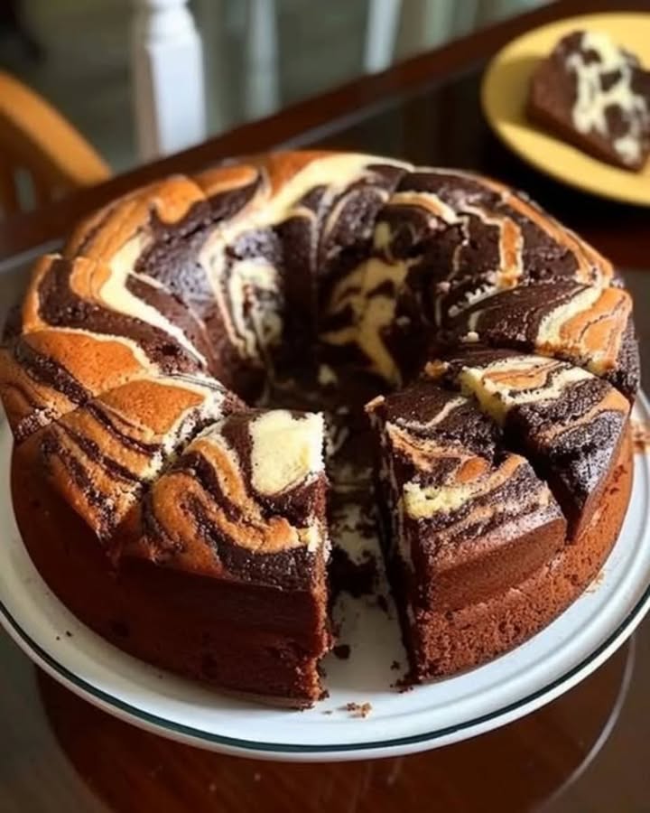Gâteau Marbré Casero: Receta Fácil y Deliciosa