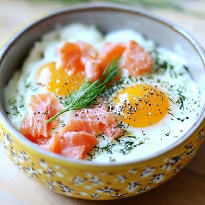 Huevos Cocotte Salmón: Receta Fácil y Deliciosa