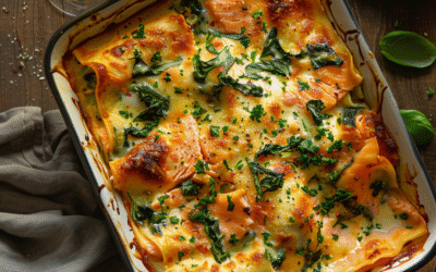 Lasaña de Salmón y Espinacas: Receta Irresistible y Saludable