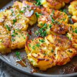 Papas Crush Croustillantes: La Receta Más Fácil y Deliciosa