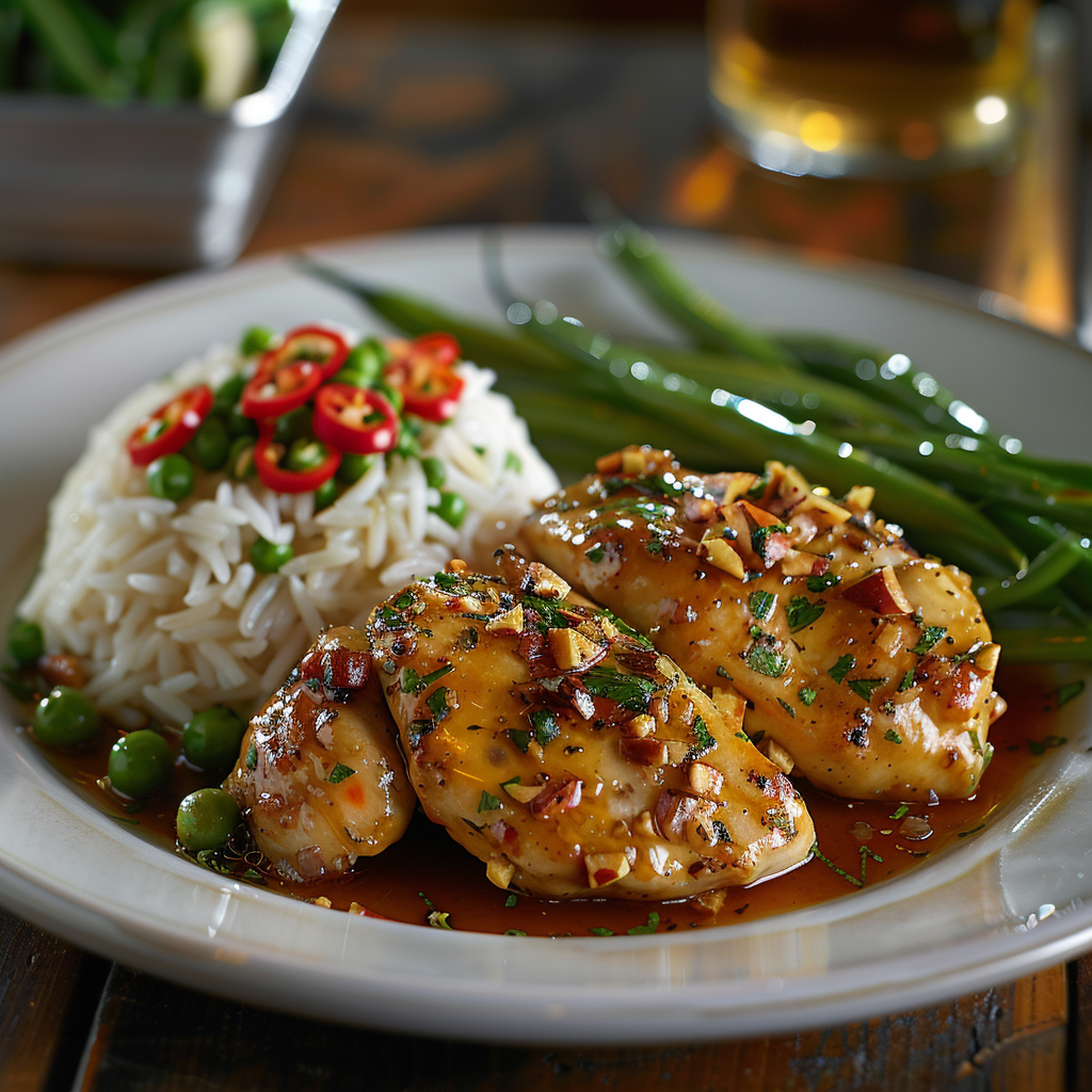 Pollo con Almendras