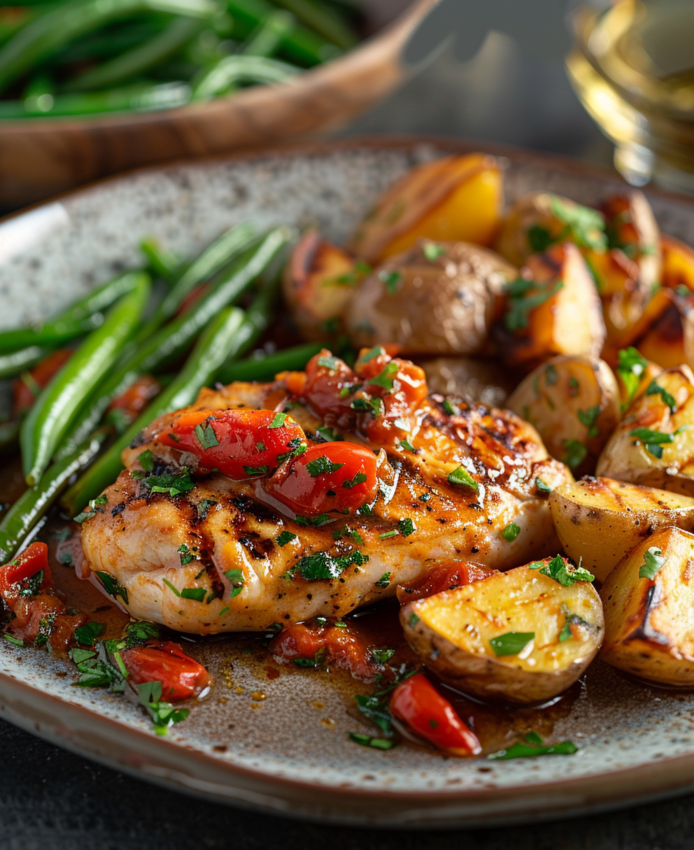 Pollo con Tomate