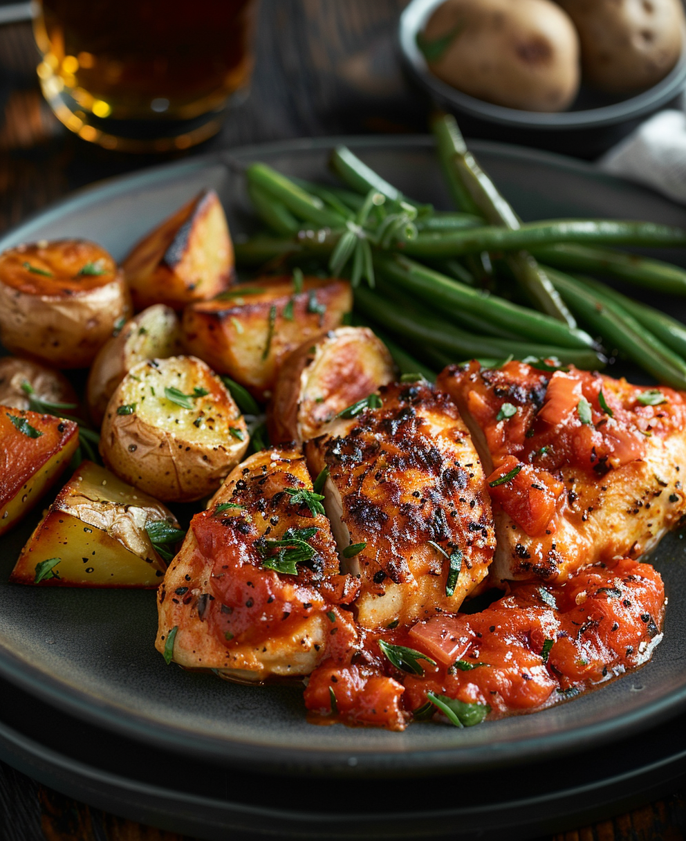 Pollo con Tomate