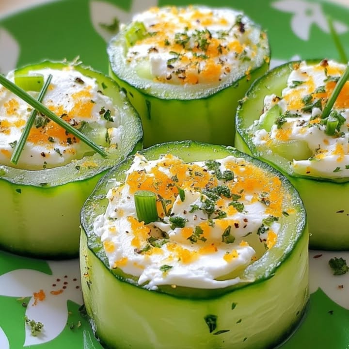 Roulés de Concombre Saludables