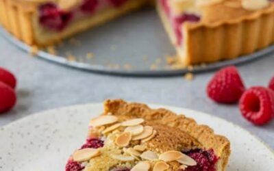Tarta Amandina Frambuesas: Receta Fácil y Deliciosa