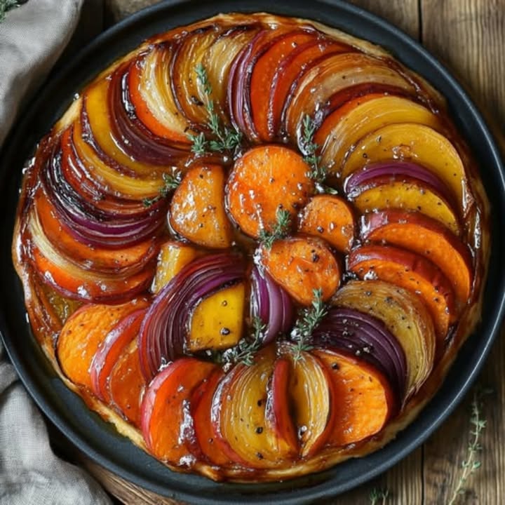 Tarta Tatin Vegetal