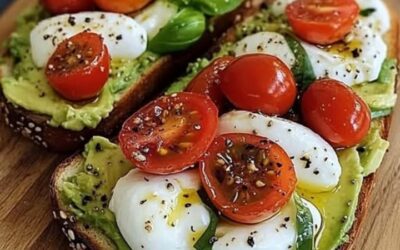 Tartines Caprese Saludables: Receta Fácil y Deliciosa