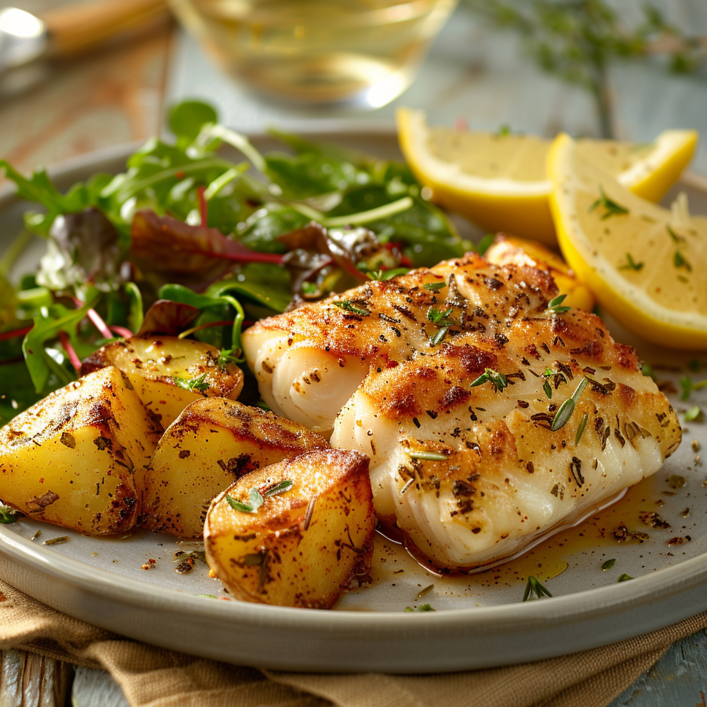 Bacalao al Horno con Patatas