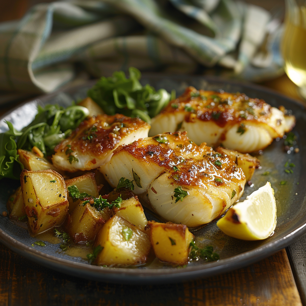 Bacalao al Horno con Patatas