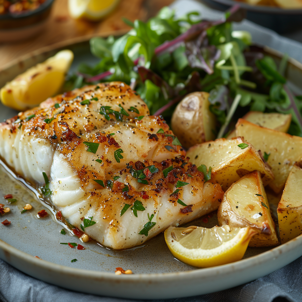 Bacalao al Horno con Patatas