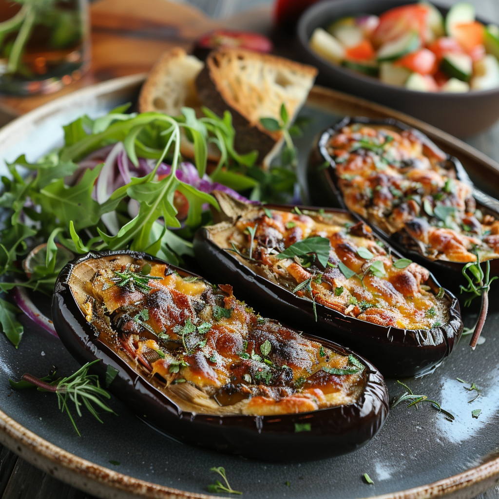 Berenjenas Rellenas al Horno