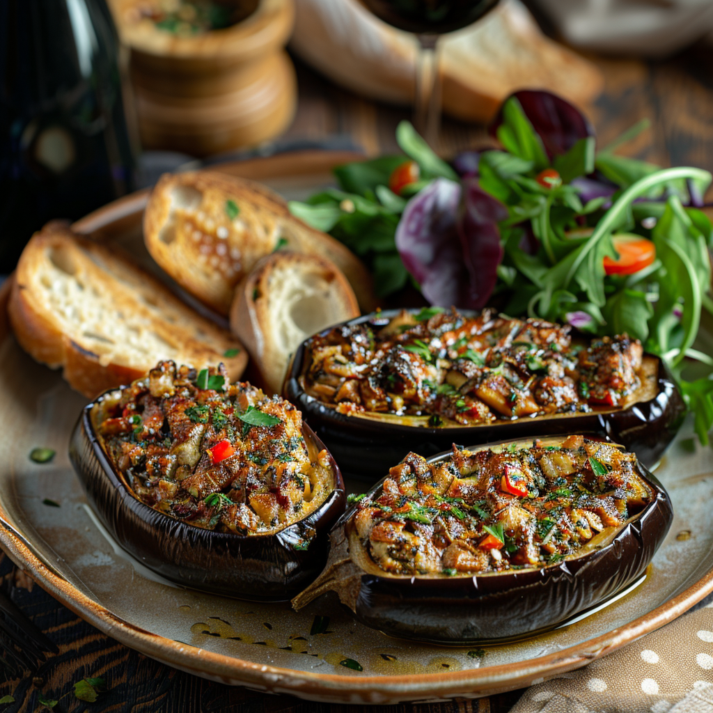 Berenjenas Rellenas al Horno
