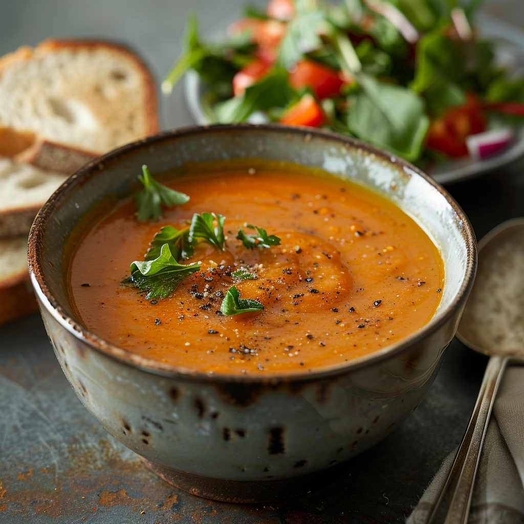 Crema de zanahoria y comino