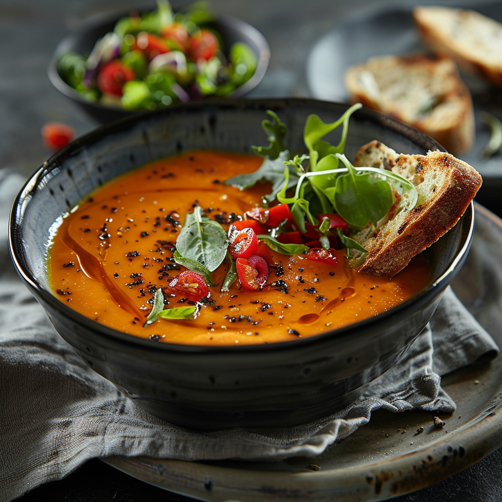 Crema de zanahoria y comino