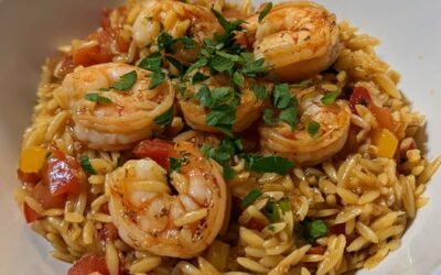 Crevettes con Orzo: Receta Facile y Deliciosa