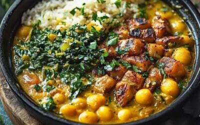 Curry Espinacas Garbanzos: Receta Fácil y Deliciosa