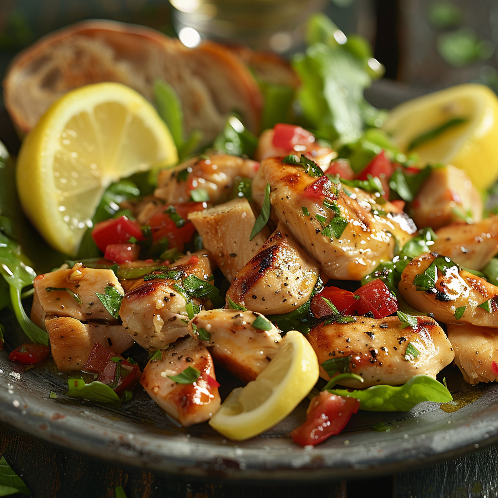 Ensalada César con pollo