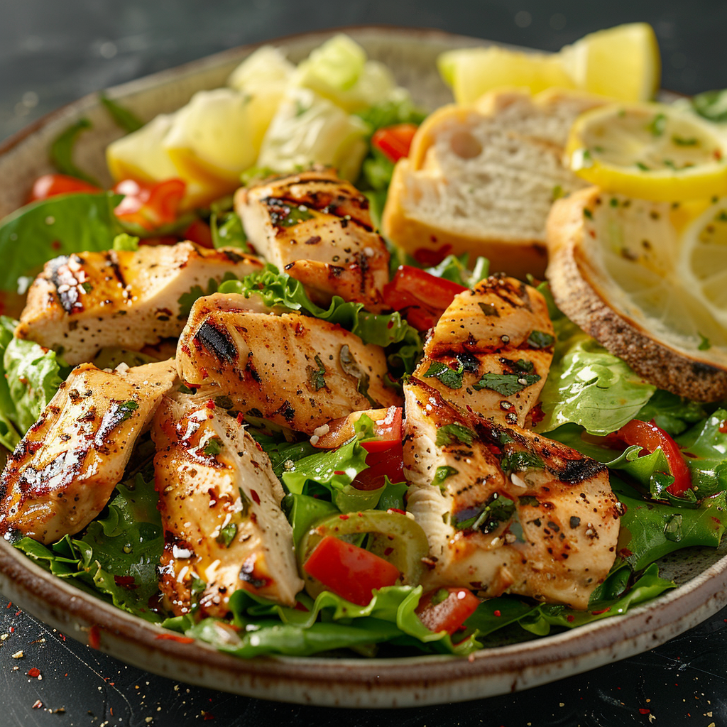 Ensalada César con pollo