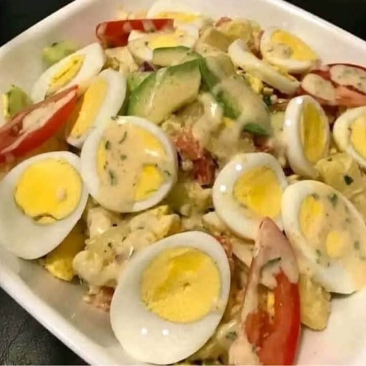 Ensalada Patatas Huevos