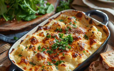 Gratinado de Coliflor con Bechamel: Receta Irresistible y Fácil