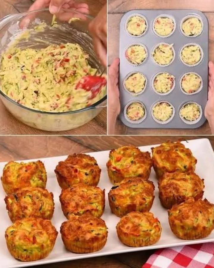 Muffins Saludables Zucchini