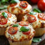 Muffins Tomate Mozzarella: Receta Fácil y Deliciosa