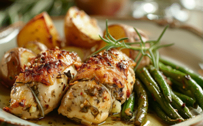 Pechugas de Pollo Rellenas al Horno: ¡Deliciosas y Fáciles de Preparar!