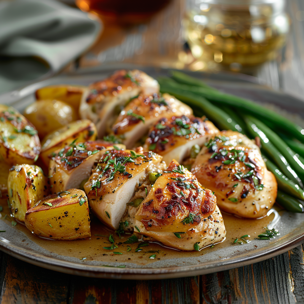 Pechugas de Pollo Rellenas al Horno
