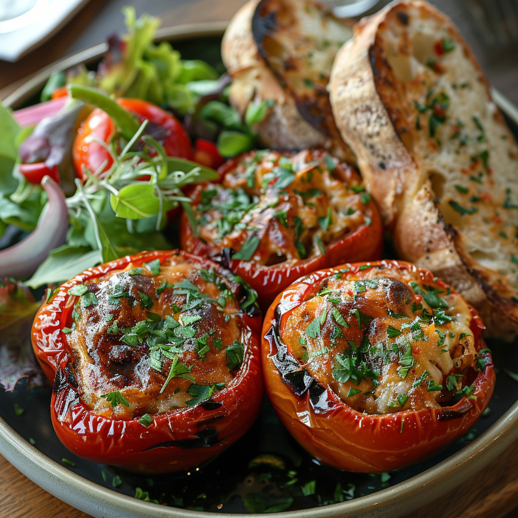 Pimientos Rellenos al Horno